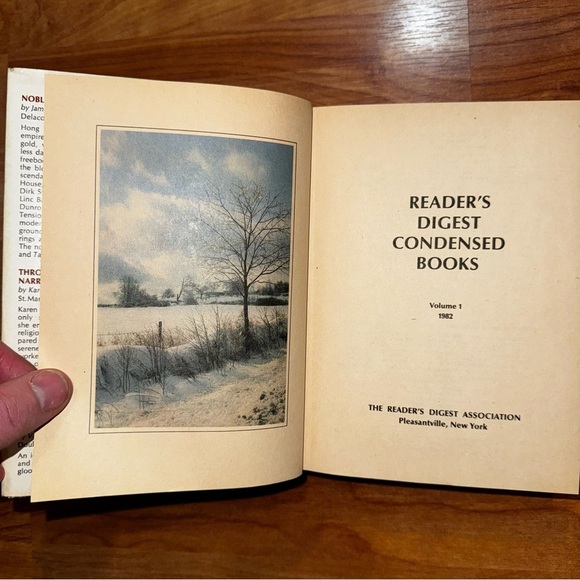 Reader's Digest Condensed Books Hardcover 1982 Volume 1 GOLD PAGES Orig. Cover - Picture 8 of 9